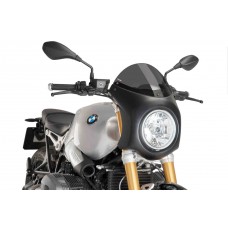 RETRO SEMI FAIRING FOR BMW R NINE T 2014-2020 BLACK - D.SMOKE RETRO SEMI FAIRING FOR BMW R NINE T 2014-2020 BLACK - D.SMOKE
